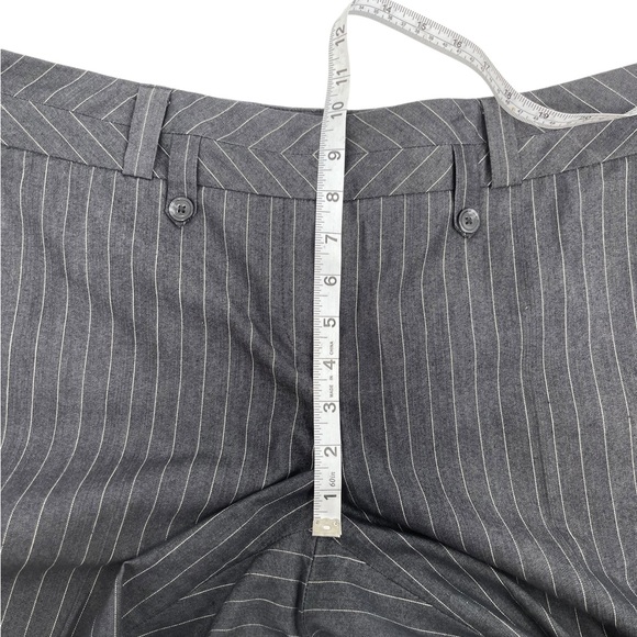 Will Smith Pinstripe Two Piece Suit Gray Size 10 - Picture 14 of 16